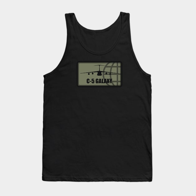 C-5 Galaxy Patch (subdued) Tank Top by TCP